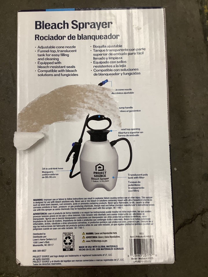 1-GAL BLEACH SPRAYER PS(-382422)