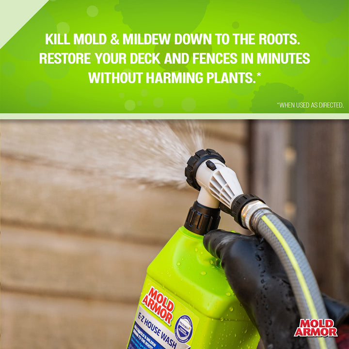 MOLD ARMOR 64 oz. E-Z House Wash - Brick, Concrete, Trim & Siding Cleaner