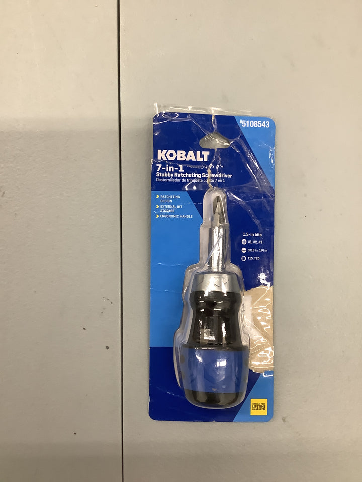 KB STUBBY RATCHETING SCREWDRIVER