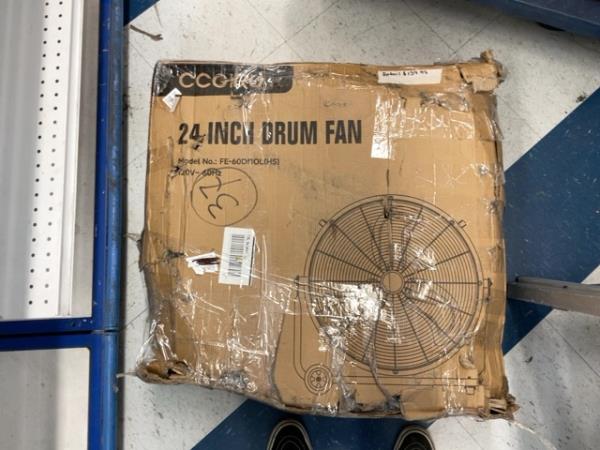 CCG 24 INCH DRUM FAN - FE-60D/TOL(HS) Retail $75.00