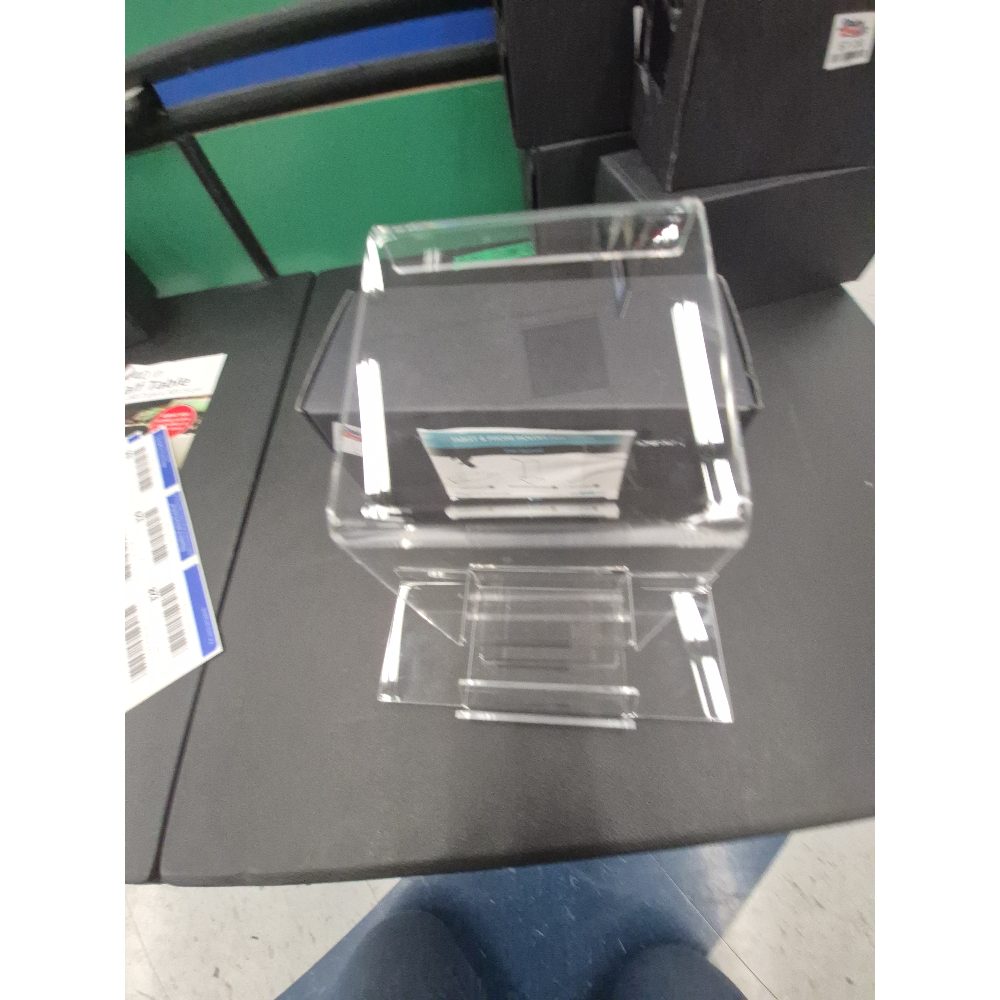 Raffle Drum - Clear Acrylic, Ticket Display