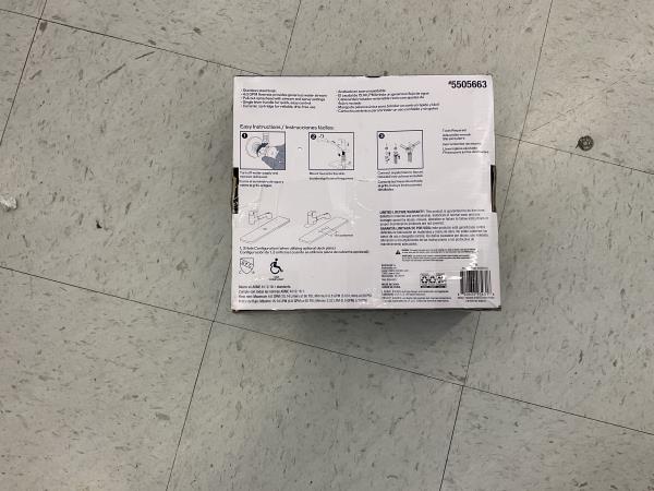 Project Source Pull-Out Utility Faucet - Stainless Steel Finish Retail $60.00