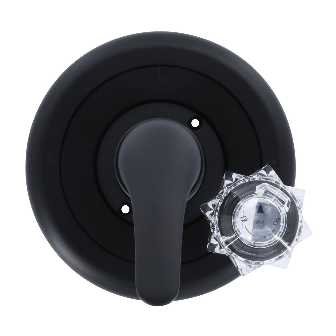 Danco 11084 Fits 1300/1400 MultiChoice 13/14 600 Series Delta Shower Valve Trim Kit, Matte Black