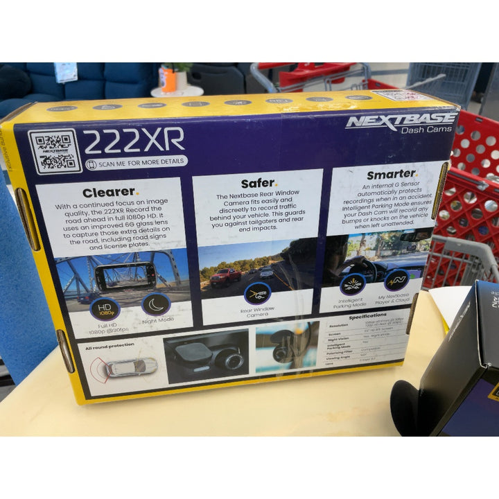 Nextbase 222XR Dash Cam - Rear Cam, 32GB Go Pack