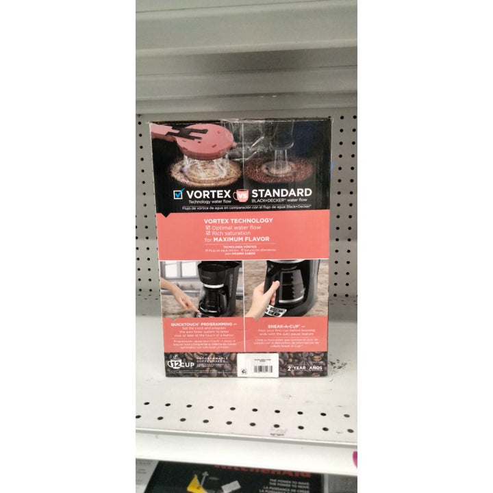 BLACK+DECKER 12-Cup* Programmable Coffeemaker, Black