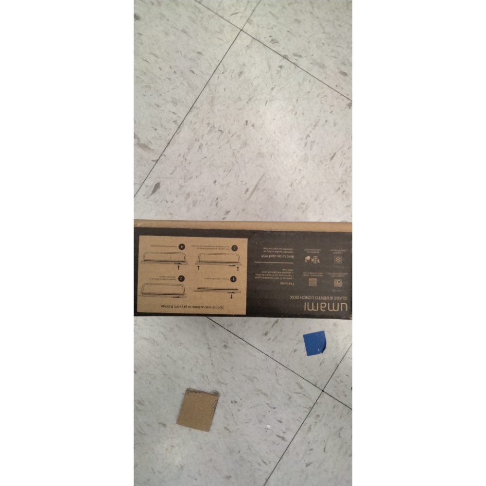 Umami Glass & Bamboo Meal Prep Container, Food Storage Container, Leakproof and Plastic Free, Stylish Microwave/Dishwasher Safe Small Bento Lunch Box For Men/Women (Glass 22 oz)