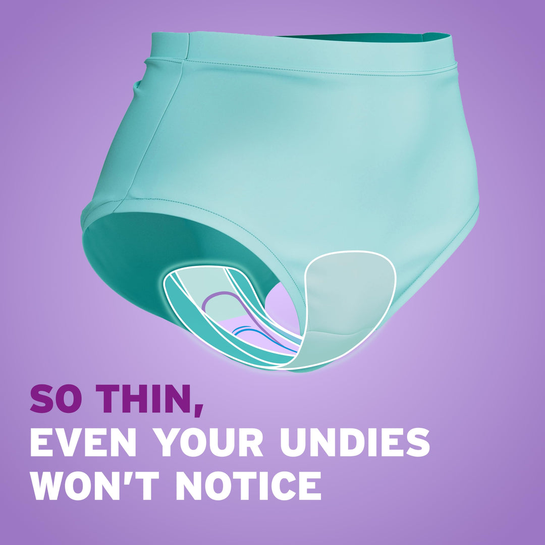 Poise Ultra Thin Incontinence Pads & Postpartum Pads for Bladder Leaks, 6 Drop Ultimate Absorbency, Long Length, 78 Count, Packaging May Vary Retail $46.00