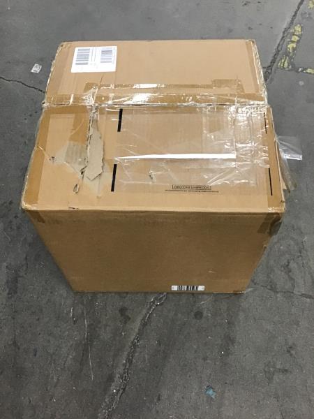 Valerie Parr Hill 12" Pumpkin Glass Cloche, Wood Pedestal, Amber Retail $60.00