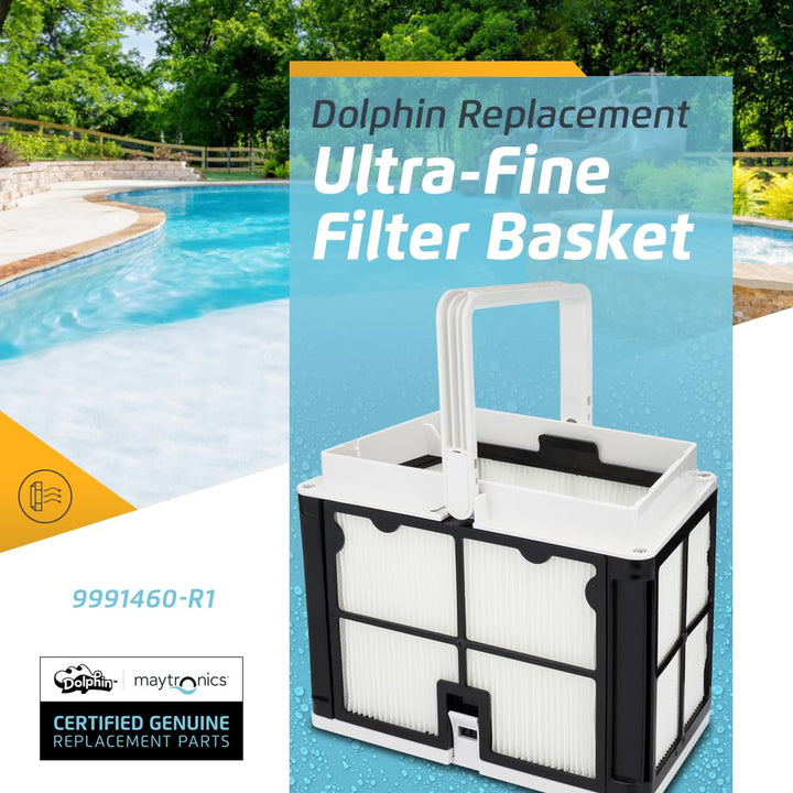 Dolphin Genuine Replacement Part â€” Ultra-Fine Filter Basket â€” 9991460-R1