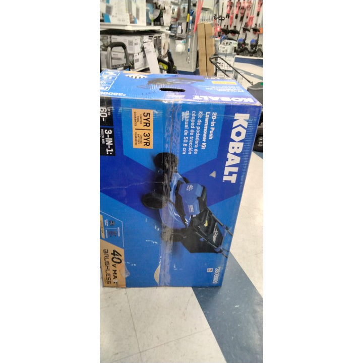 Kobalt | Gen4 20-in 40 V Brushless Cordless Push Lawn Mower - Battery and Charger Included | Rona
