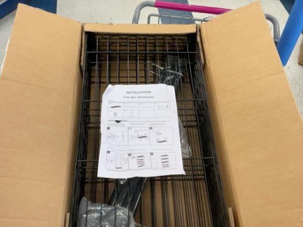 5-Tier Wire Shelving Unit - Adjustable Shelves, Black Retail $50.00