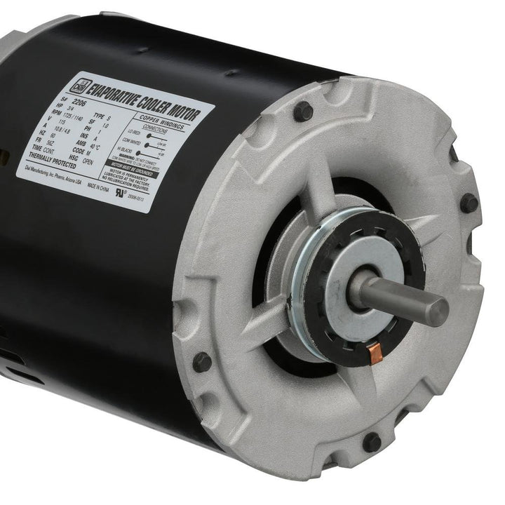 Dial Manufacturing 3/4 HP 115V 2 Speed Evaporative Cooler Motor