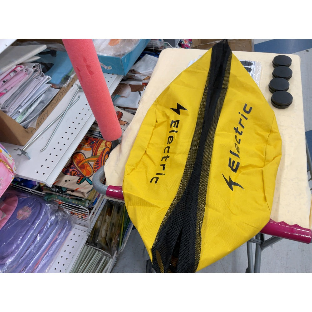 Electric Kite Bag - Yellow, Mesh Accents