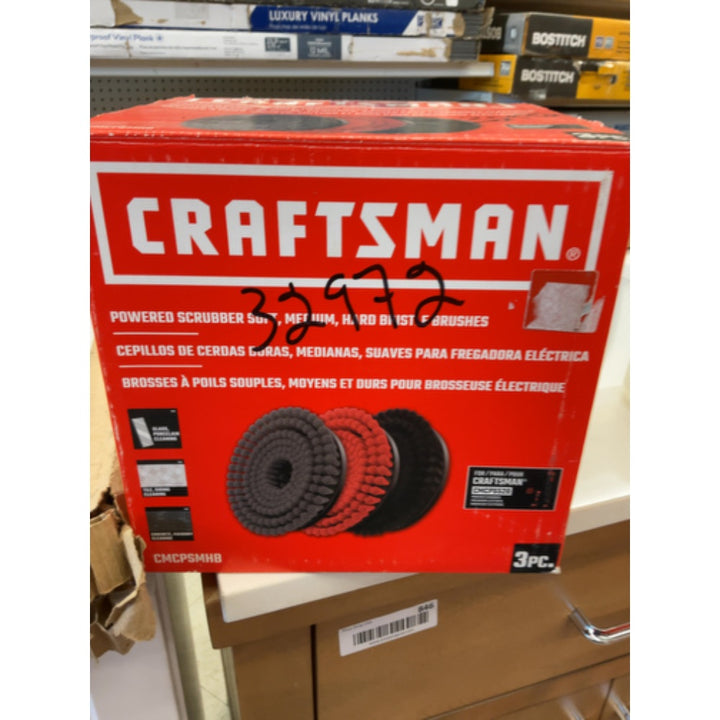CRAFTSMAN Power Scrubber Bristle Brush Set for V20 Cordless 2-in-1 Power Scrubber (CMCPSMHB)