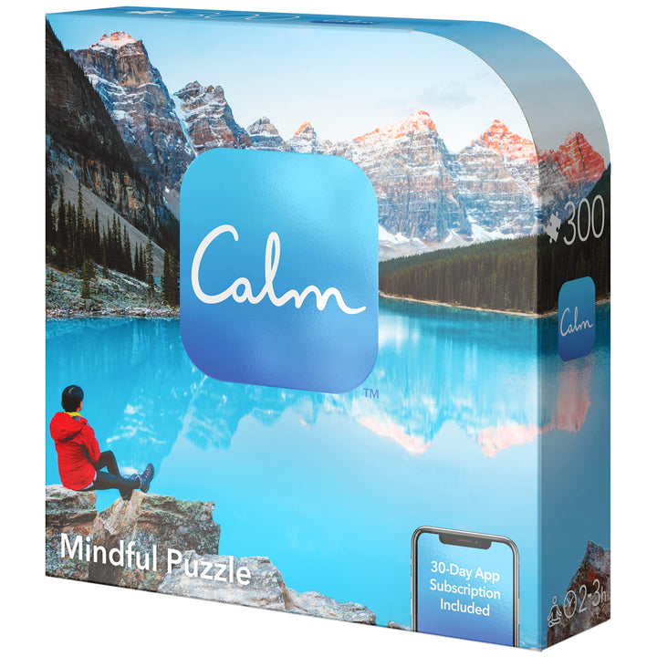 SPIN MASTER GAMES Spin Master 300-Piece Calm Jigsaw Puzzle for Relaxation, Stress Relief, and Mood Elevation, for Adults and Kids Ages 8 and up, Trust Yourself Retail $12.00