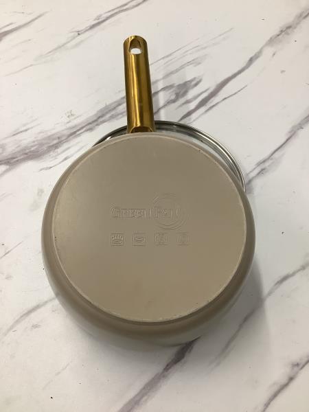 GreenPan Premiere Saucepan - 2 Qt - Gold Handle Retail $45.00