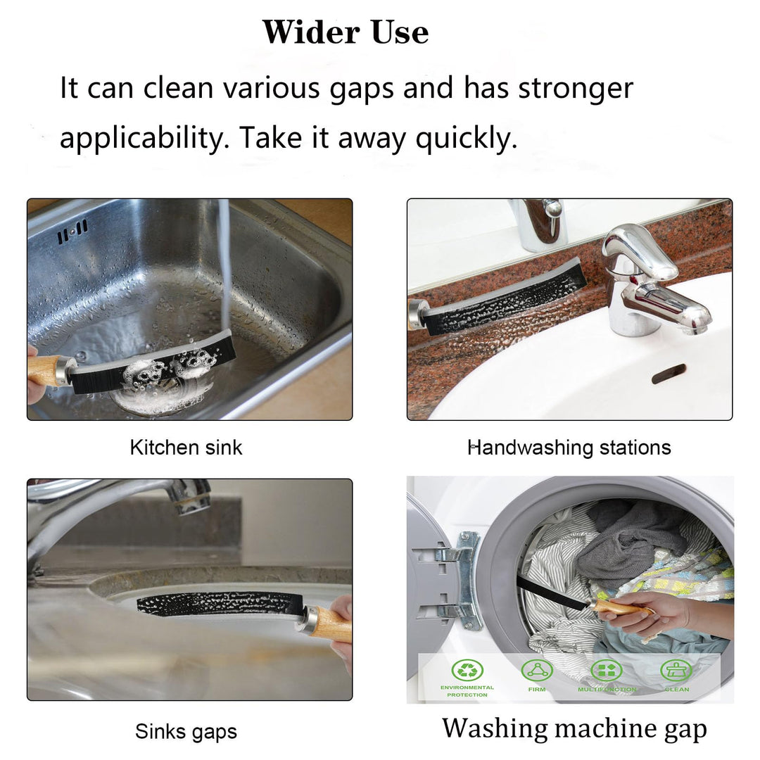 2 Pcs Crevice Cleaning Brush,Gap Cleaning Brush Tool,Clean The Dead Corners of Bathroom Kitchen Tiles,Small Cleaning Brush for Shutter Door Window Track Kitchen