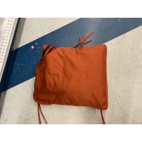 Outdoor Seat Cover, Waterproof, UV Resistant, Orange Retail $25.00
