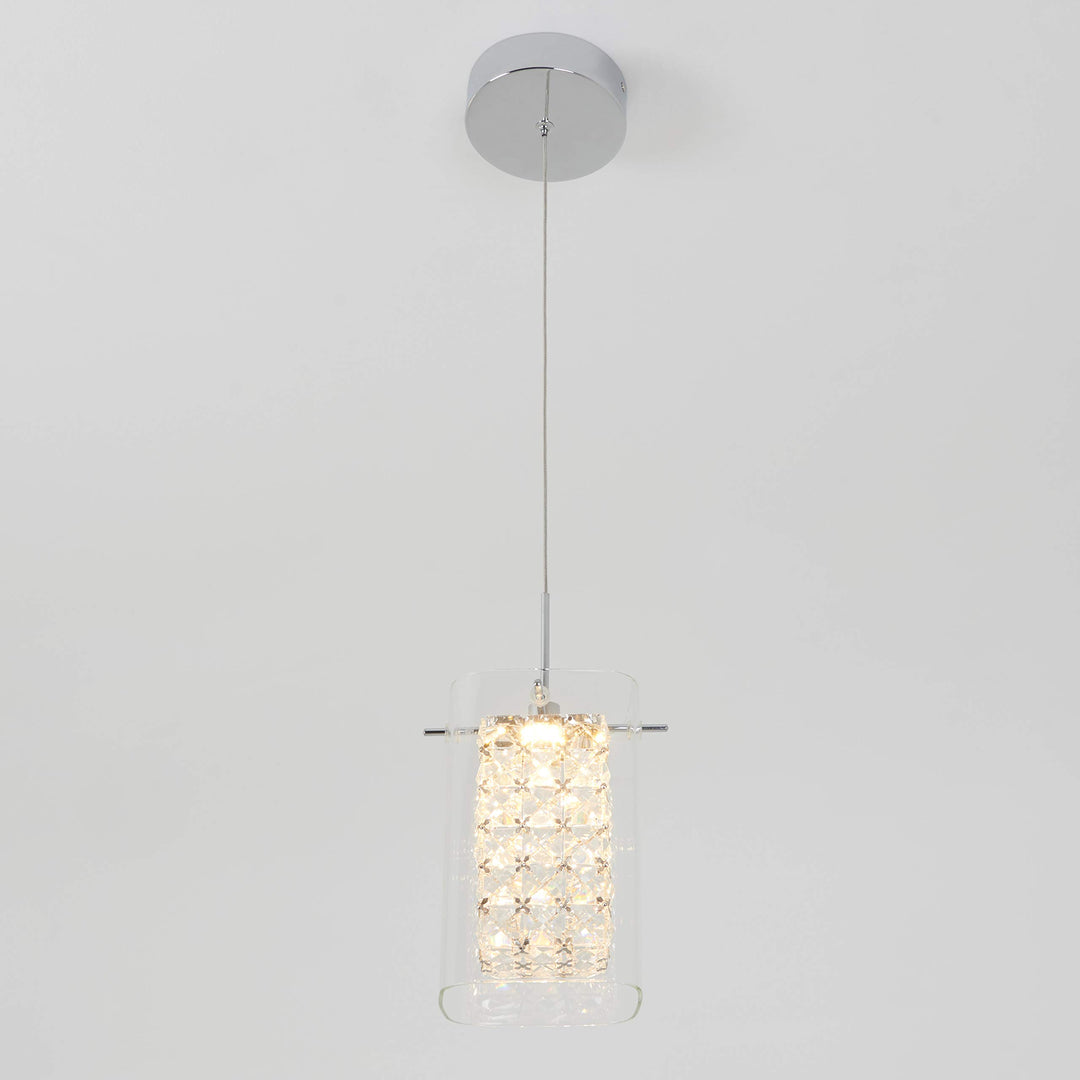 Artika Bubble Cube Pendant Light, 4, Chrome