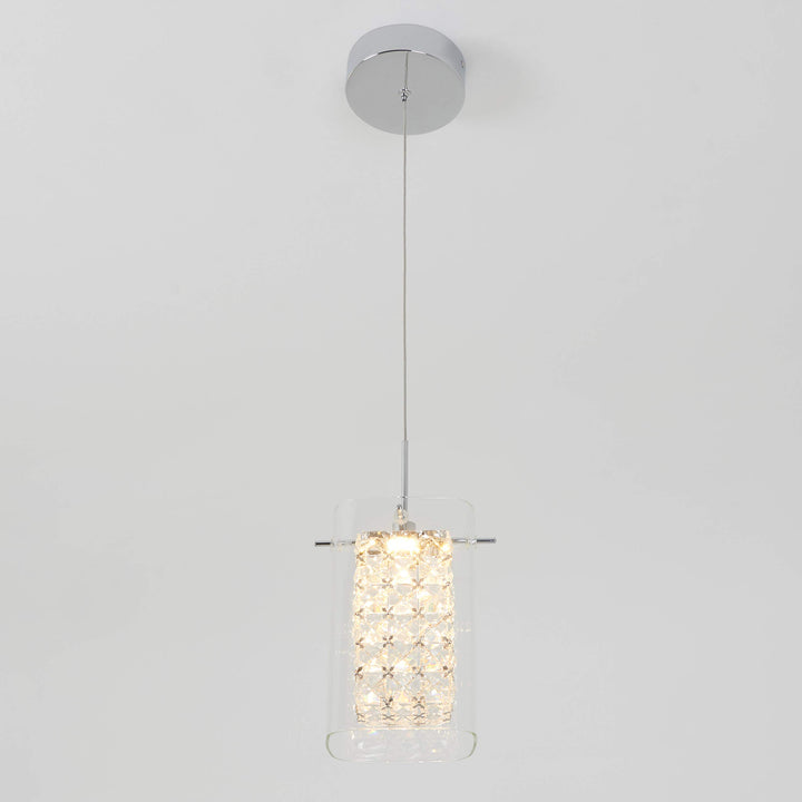 Artika Bubble Cube Pendant Light, 4, Chrome