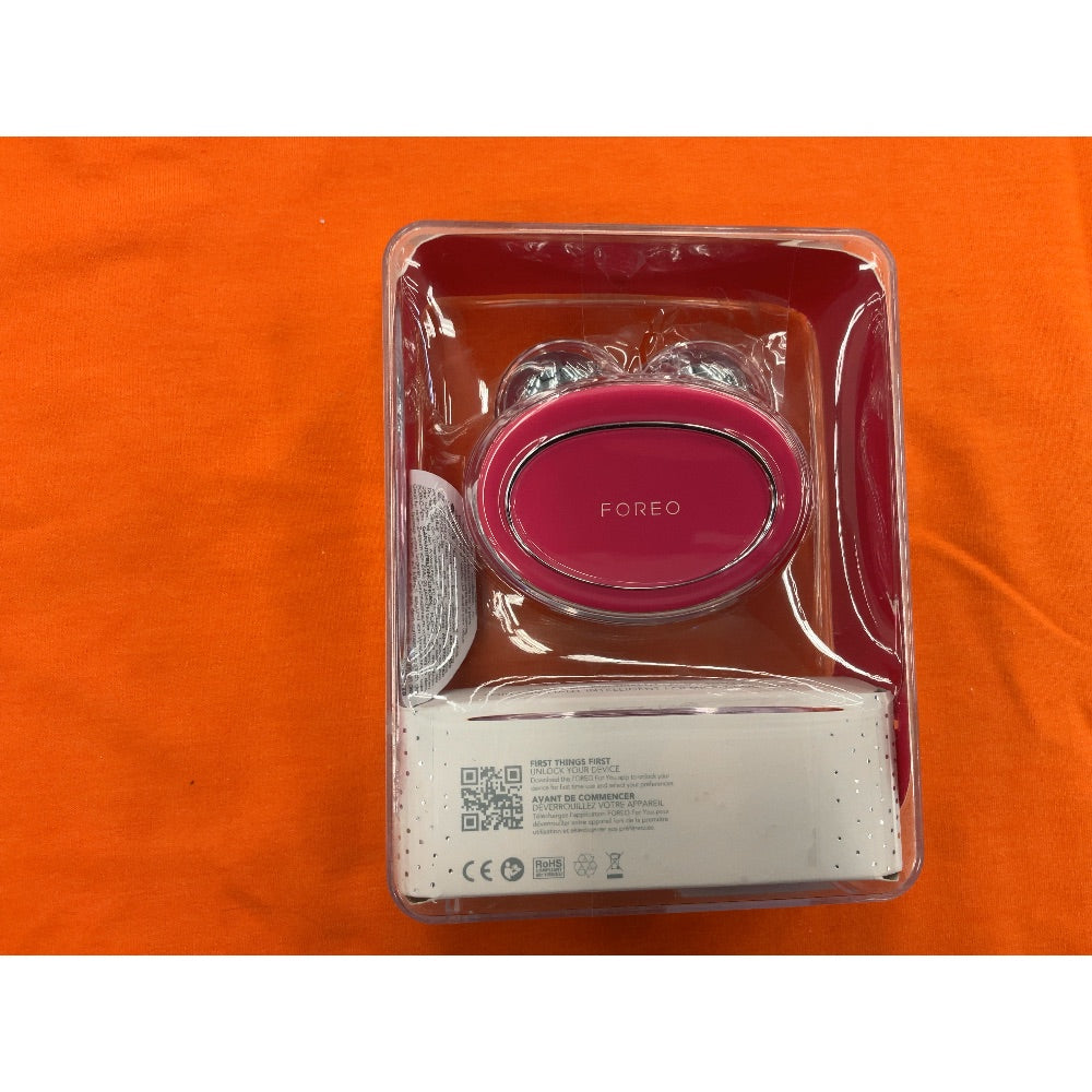 FOREO Bear Microcurrent Facial Device - Face Sculpting Tool - Instant Face Lift - Firm & Contour - Non-Invasive - Increases Absorption of Facial Skin Care Products - Fuchsia