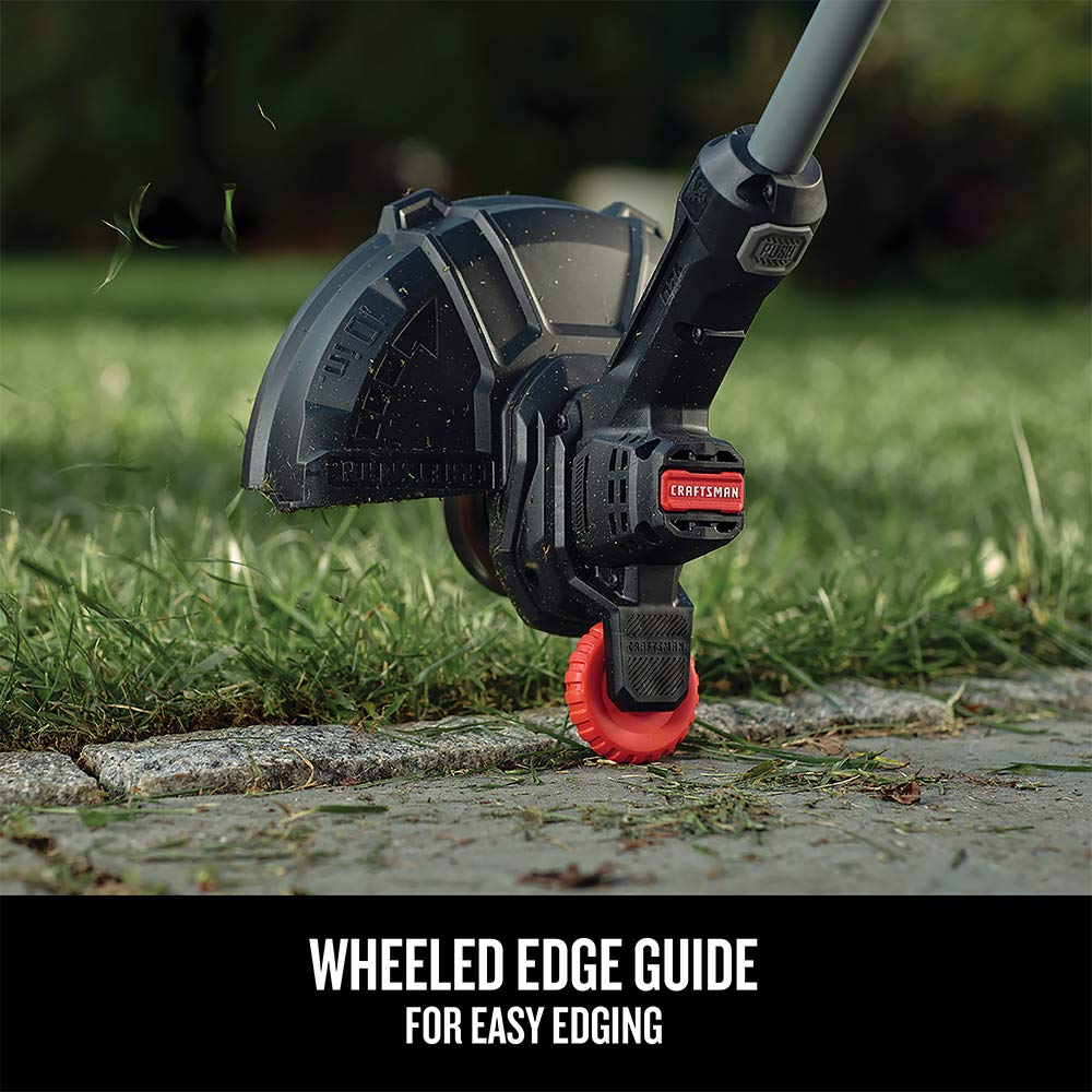CRAFTSMAN CMCST915C1 V20* Cordless 10 in. WEEDWACKERÂ® String Trimmer and Edger Kit