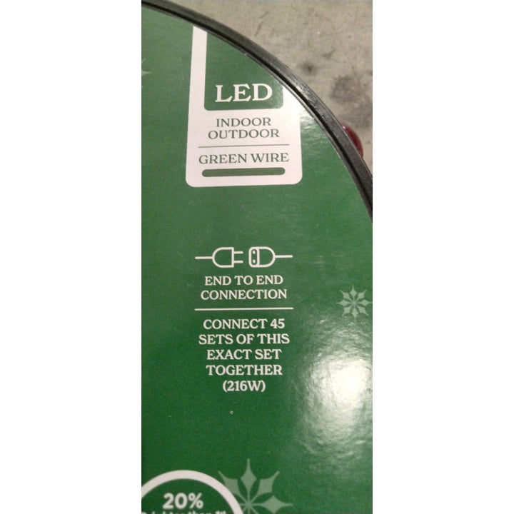 Holiday Time 100 Multicolor Super Bright G30 Lights - LED, Indoor/Outdoor Retail $20.00