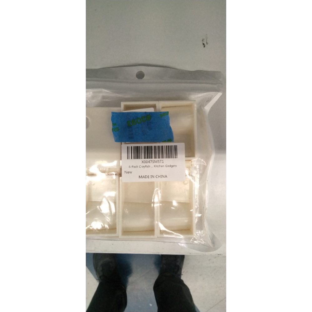 Rercarre 6-Pack Crayfish Sheller, Crayfish Peeler, Efficient Crayfish Sheller, Lightweight Kitchen Gadgets, White, EER-4637