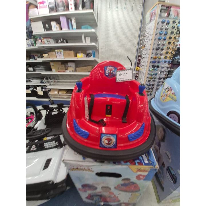 Unbranded Spider-Man Bumper Car, Red, Ride-On Toy
