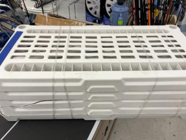 CLEARANCE-Generic Dish Rack, White, Stackable, Commercial Grade Retail $35.00