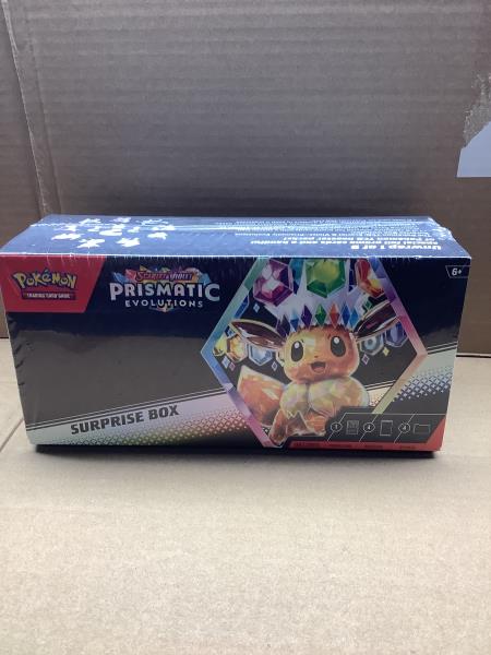 Pokemon TCG Scarlet & Violet 8.5 Prismatic Evolutions Surprise Box Retail $65.99