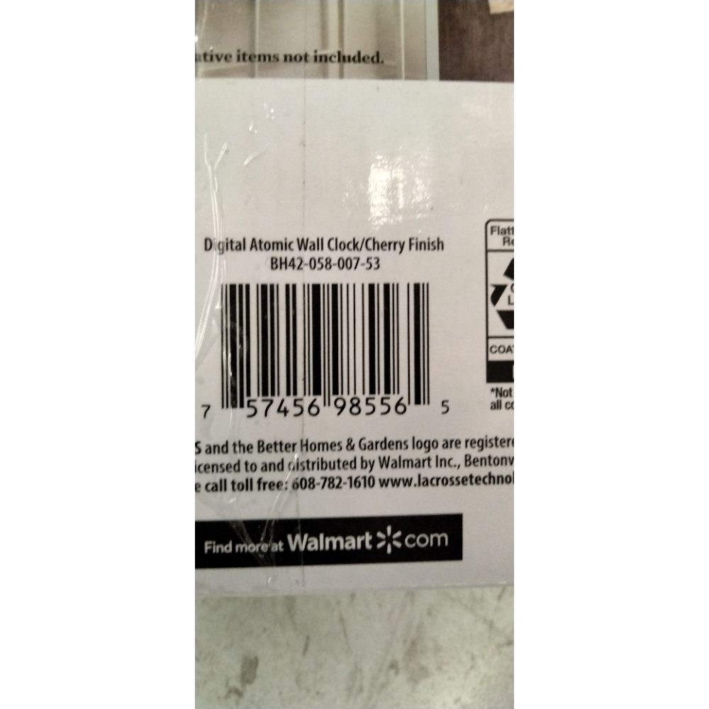 Better Homes and Gardens Atomic Clock with Forecast (Bronze)