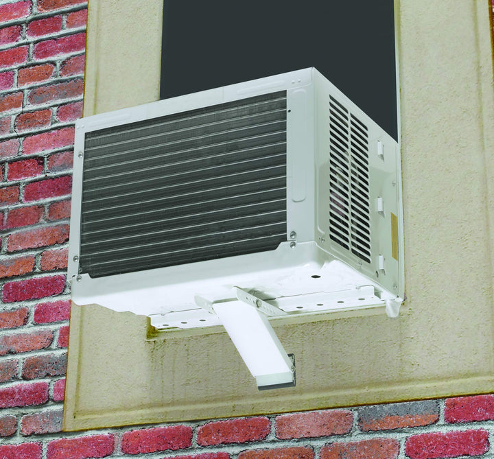 Frost King ACB160H Heavy Duty Steel Air Conditioner Support Brackets, Holds up to 160lbs , White