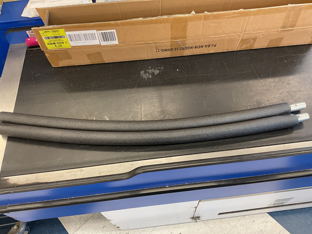 Steel flex replacement tube trampoline