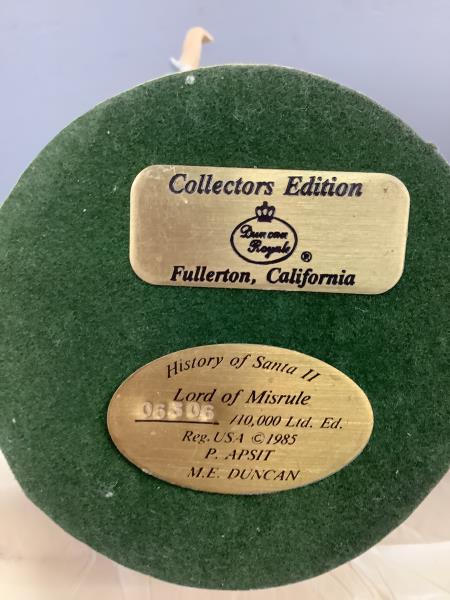 Duncan Royale History of Santa Lord of Misrule - 10,000 Ltd. Ed. Retail $150.00