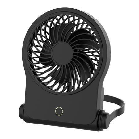 Mainstays New 4  on-the-Go Folding Personal Fan for Stroller  Car Seat  Treadmill  Black