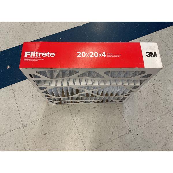 Filtrete 20x20x4 AC Furnace Air Filter - Electrostatic Filter Retail $25.00