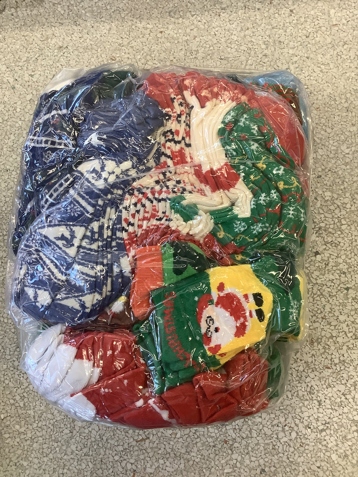 80 pairs boys/girls bulky Christmas socks