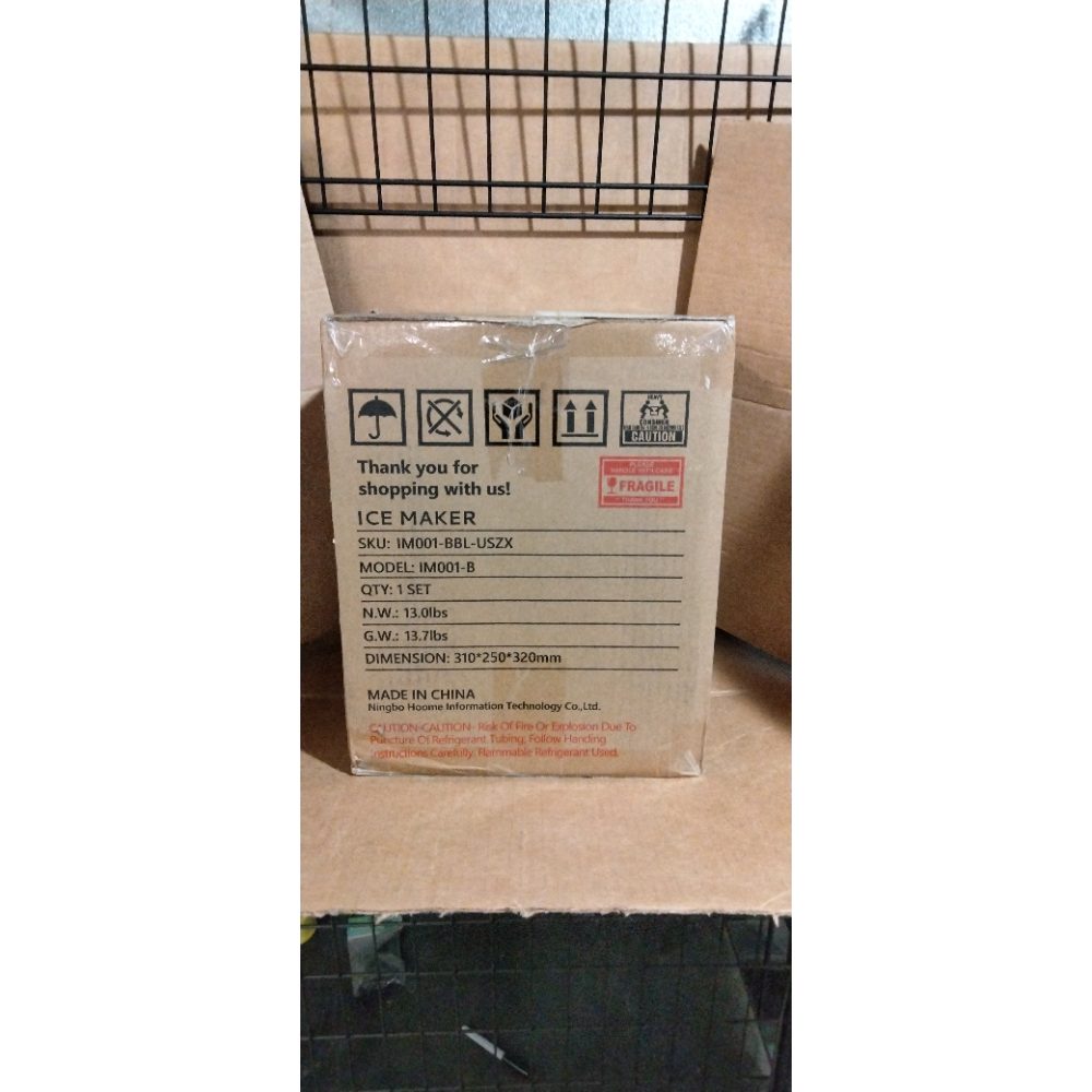 Simzlife 26 Lbs/24H Countertop Ice Maker Machine  9 Bullet-Shaped Ice in 6 Min  Auto-Cleaning Retail $58.00