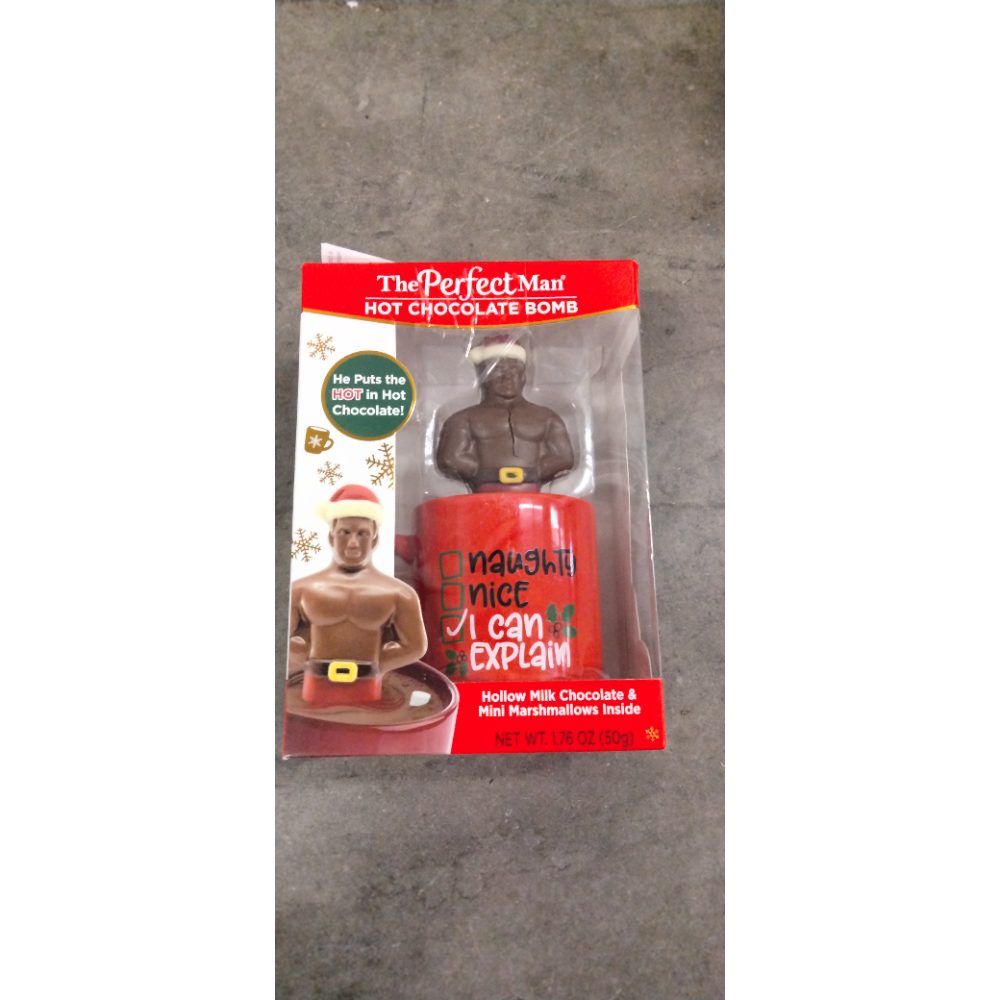 Perfect Man Chocolate Cocoa Bomb Gift Set with Mug Retail $19.00