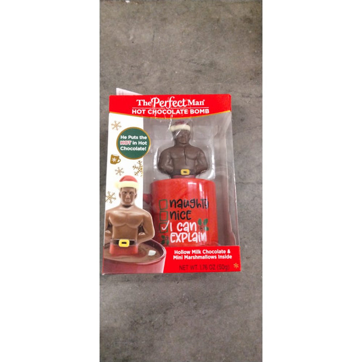 Perfect Man Chocolate Cocoa Bomb Gift Set with Mug Retail $19.00