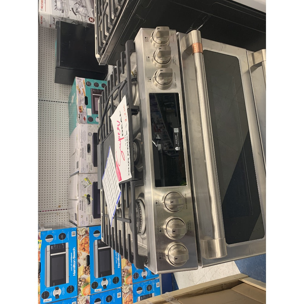 Cafe Dual Oven Range, Stainless Steel Finish, Double Oven