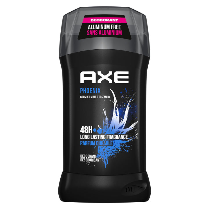 Axe Deodorant Stick for Men For Long Lasting Odor Protection, Phoenix Crushed Mint & Rosemary Men's Deo, Aluminum Free 3.0 oz