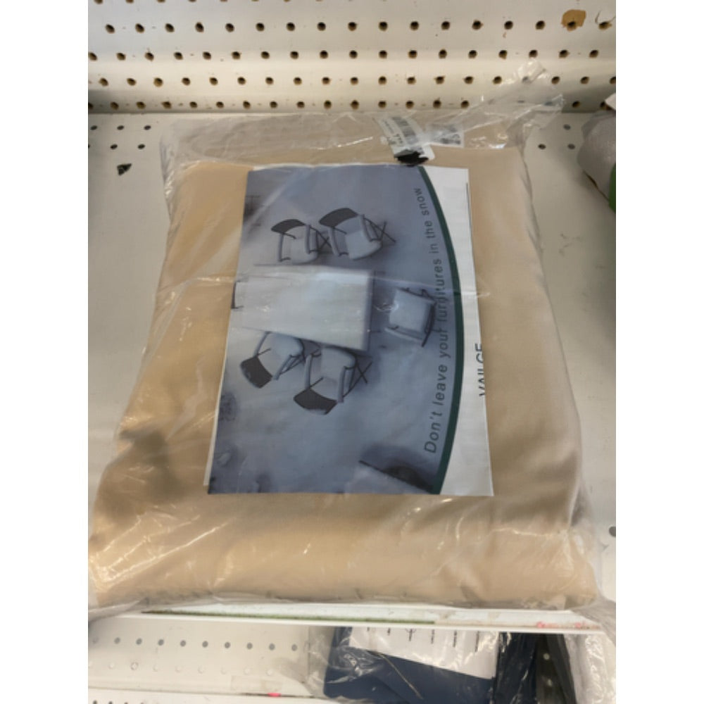 Vailge 2-Seater Heavy Duty Patio Bench Loveseat Cover, 100% Waterproof Outdoor Sofa Cover, Lawn Patio Furniture Covers with Air Vent, Small(Standard), Beige & Brown