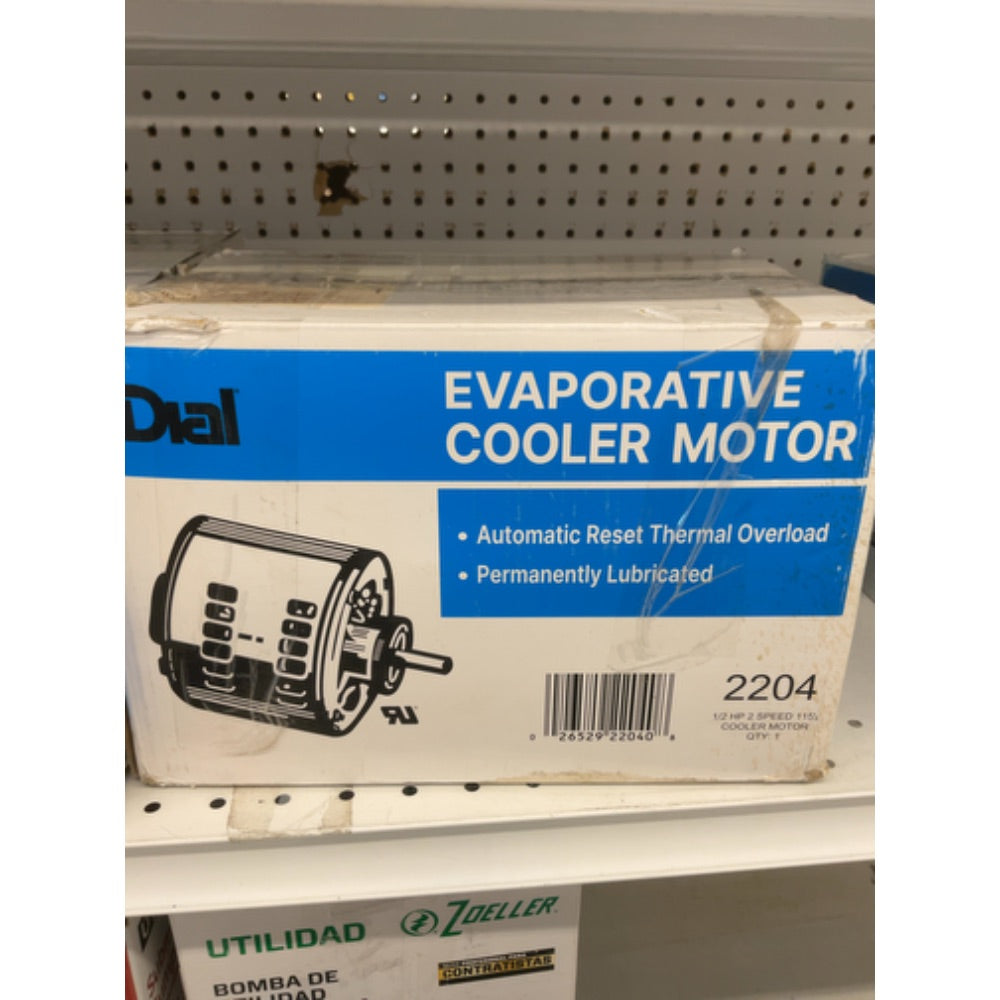 Dial 2-Speed 1/2 HP 115- Volt Permanently Lubricated Evaporative Cooler Motor