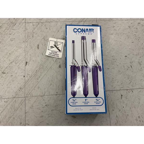 Conair Supreme Curling Iron - 1/2", 1", 3/4" Barrels Retail $30.00