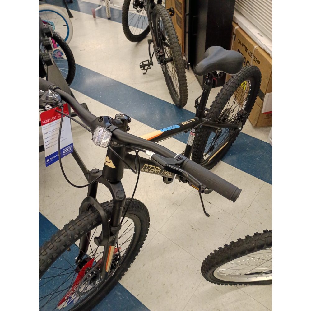 24  Ozark Trail Vibe Mountain Bicycle  8 Speed  Black  Fits Riders 4 6  - 5 6   Teen