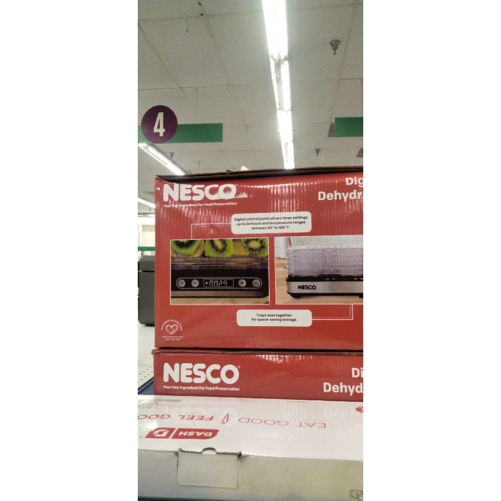 NESCO FD-5TC Snackmaster Food Dehydrator â€“ 5 BPA-Free Trays, Adjustable Temp Control, Compact Design for Jerky, Fruit, Herbs, Pet Treats, 420W