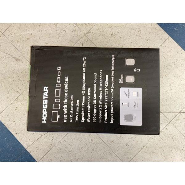 Hopestar PARTY130 Wireless Microphone Karaoke Party Speaker - Dynamic Light Show Retail $150.00