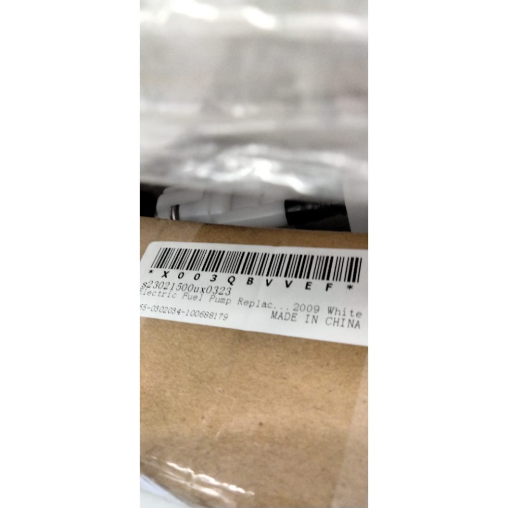 X AUTOHAUX Electric Fuel Pump Replacement Metal Plastic 3B4-13907-10-00 for Yamaha ATV GRIZZLY 550 700 EPS 4WD 2009 White